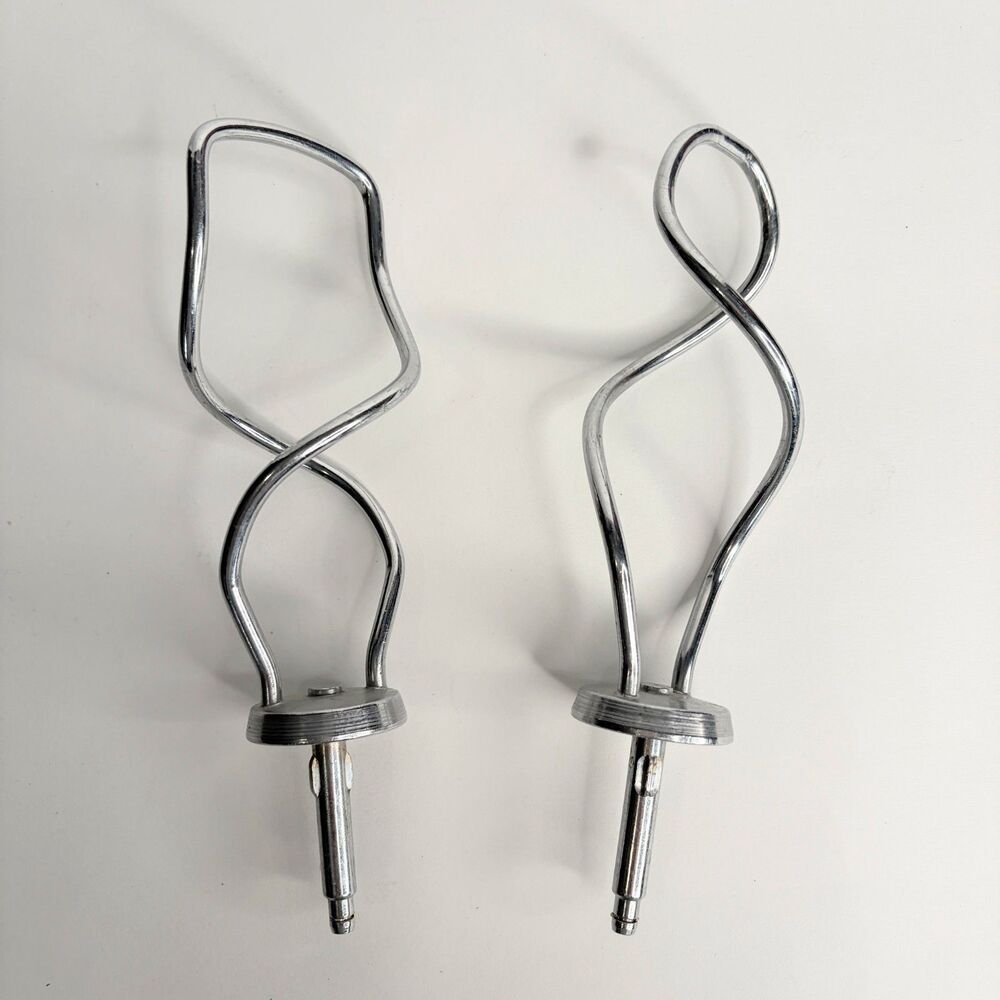 Vintage Oster Kitchen Center Regency Beaters Mixer Bread Dough Hooks Attachments